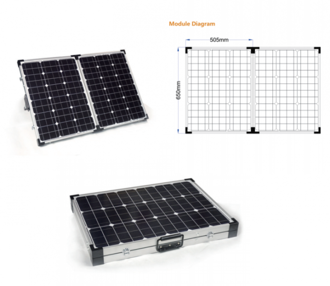 الألواح الشمسية المحمولة البسيطة القابلة للطي 0