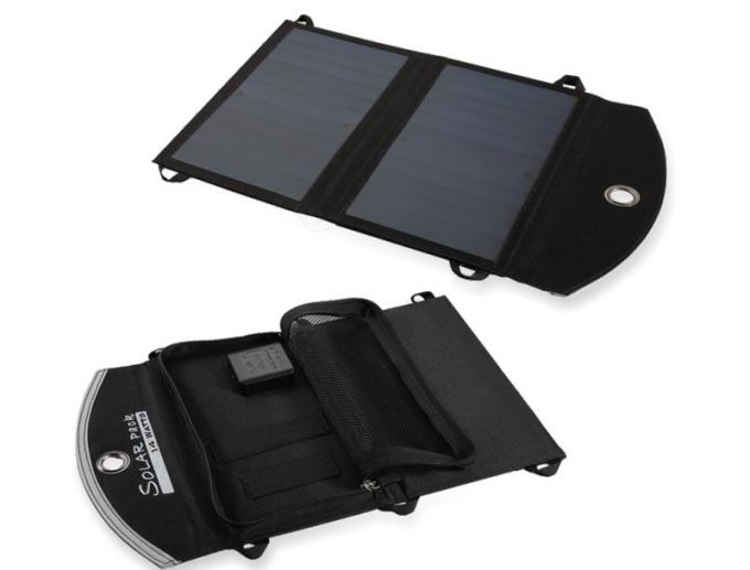 لوحة صغيرة قابلة للطي المحمولة 14W 5V شاحن الخلايا الشمسية 1