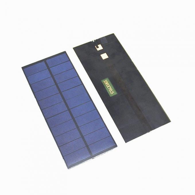 2.2W 5.5V خفيفة الوزن الكريستالات الألواح الشمسية الايبوكسي 0